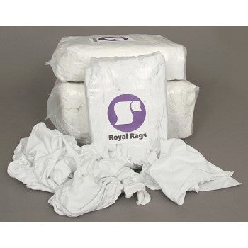 Reclaimed Textiles Co 138-305-04.00 Wiping Cloths, Knit White 4 lb.