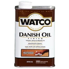 Danish Oil Wood Finish, Fruitwood, 1-Qt.