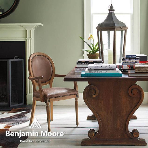 A Benjamin Moore catalog paint example