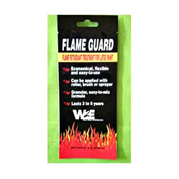 Walla Walla Environm'l 35263 Flame Guard Flame Retardant Paint Additive ~ 6 oz Pouch