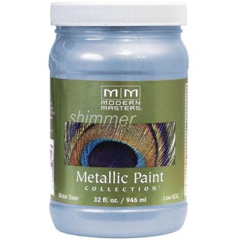 Modern Masters ME514-32 Metallic Paint, Shimmering Sky ~ 32 oz