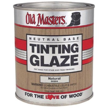 Old Masters 50204 Tinting Glaze, Neutral Base ~ Quart