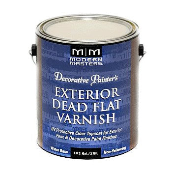 Modern Masters DP612-GAL Dead Flat Varnish, Water Based Exterior ~ Gallon