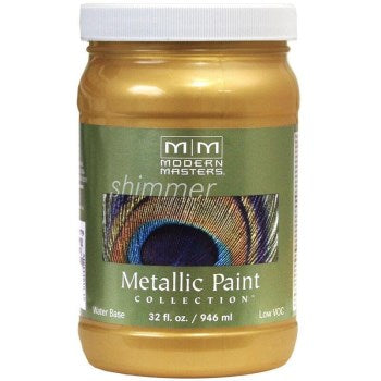 Modern Masters ME701-32 Metallic Paint, Rich Gold ~ 32 Ounce