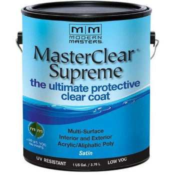 Modern Masters MCS902GAL MasterClear Protective Top Coat, Satin ~ Gallon