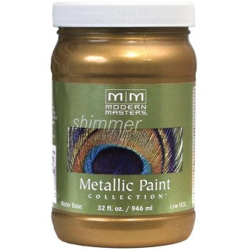 Modern Masters ME289-32 Metallic Paint, Brass 32 Ounce