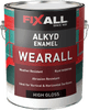 FixAll Wearall Alkyd Enamel High-Gloss Black - 1 Gallon