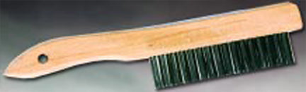 WIRE BRUSH 16 X 4 SHOE HANDLE