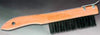 WIRE BRUSH 16 X 4  SHOE HANDLE W/SCRAPER