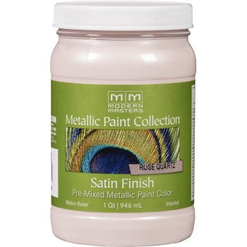 Modern Masters ME79432 Metallic Paint, Rose Quartz ~ 32 oz.