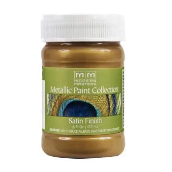 Modern Masters ME289-06 Metallic Paint, Brass ~ 6 Ounce