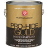Pratt & Lambert Pro-Hide Gold Latex Flat Exterior House Paint, Super One-Coat White, 1 Gal.
