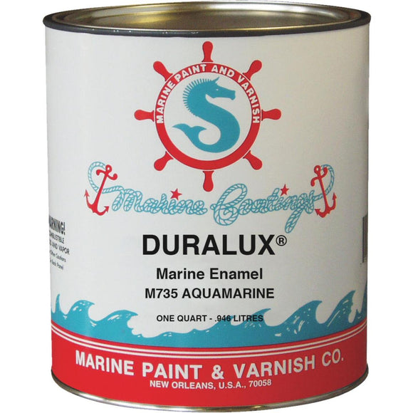 DURALUX Gloss Marine Enamel, Aquamarine, 1 Qt.
