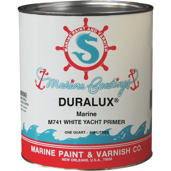 DURALUX Flat Marine Primer, White, 1 Qt.