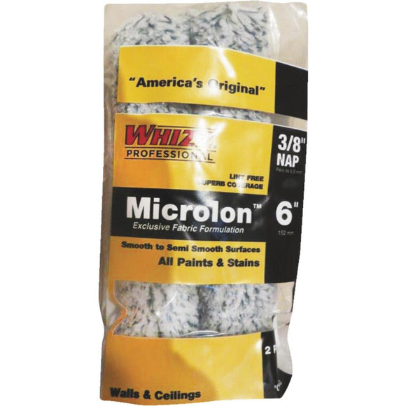Whizz Microlon 6 In. x 3/8 In. Specialty Roller Cover (2-Pack)