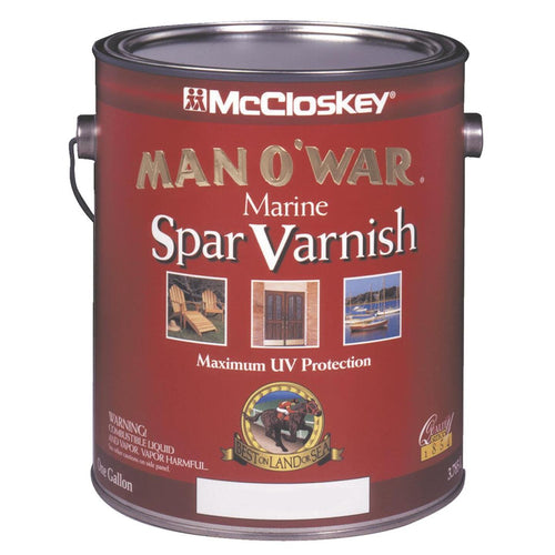 McCloskey Man O'War Semi-Gloss Marine Interior & Exterior Varnish, Gallon