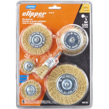 Norton 70184609158 09158 6pk 1 Wire Brush