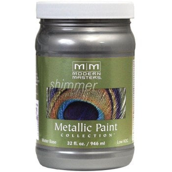 Modern Masters ME209-32 Metallic Paint, Pewter ~ Quart