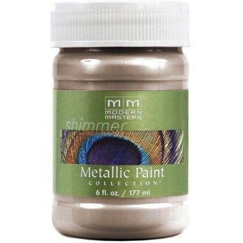 Modern Masters ME221-06 Metallic Paint, Warm Silver ~ 6 Ounce