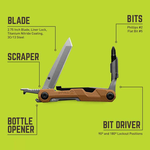 True Titanium Block Multi-Tool + Challenge Coin