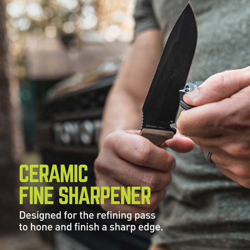 True Mycro Knife Sharpener Compact with Carbide and Ceramic Slots