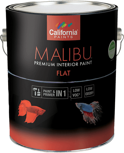 California Paint Malibu Premium Interior Paint Flat Pastel Base - 1 Gallon